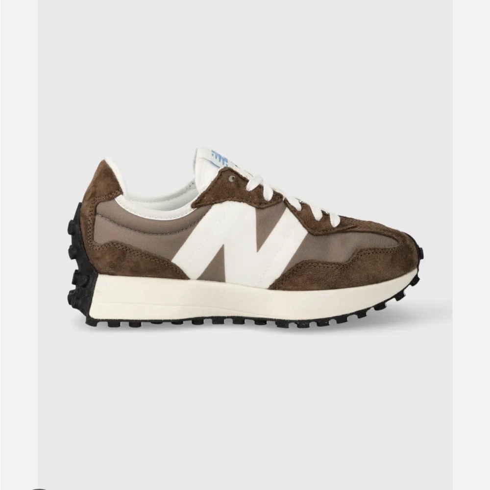 New Balance Brown and White Women's Shoes
